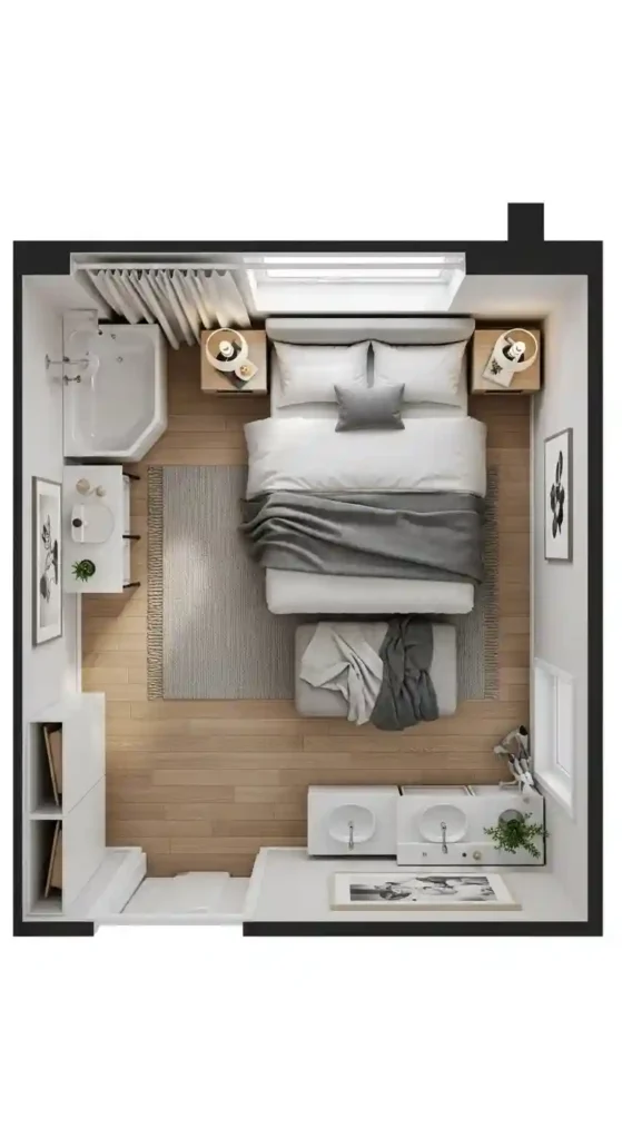 2. Cozy Corner Layout